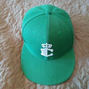 City Motion x Larry Rich Studios Fitted Hat – Size 7 5/8 – Green/White Logo